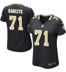 Women's Nike New Orleans Saints #71 Ryan Ramczyk Game Black Team Color NFL Jersey