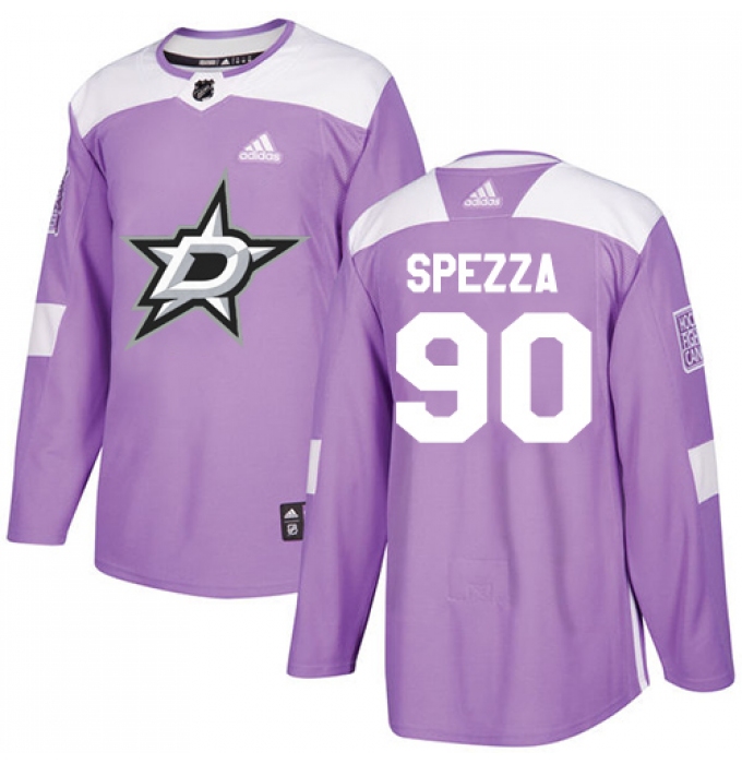 Youth Adidas Dallas Stars #90 Jason Spezza Authentic Purple Fights Cancer Practice NHL Jersey