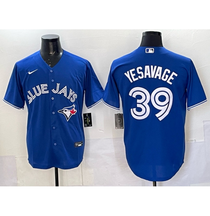 Men's Toronto Blue Jays #39 Trey Yesavage Royal Cool Base Stitched Baseball Jersey