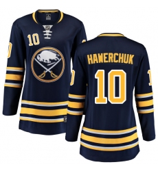 Women's Buffalo Sabres #10 Dale Hawerchuk Fanatics Branded Navy Blue Home Breakaway NHL Jersey