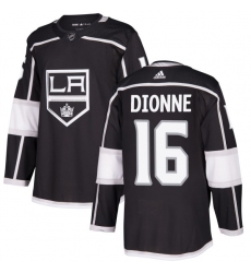 Men's Adidas Los Angeles Kings #16 Marcel Dionne Premier Black Home NHL Jersey