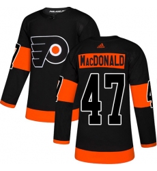 Youth Adidas Philadelphia Flyers #47 Andrew MacDonald Premier Black Alternate NHL Jersey