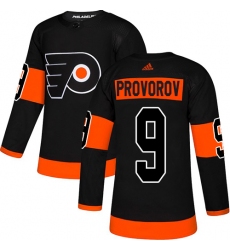 Men's Adidas Philadelphia Flyers #9 Ivan Provorov Premier Black Alternate NHL Jersey
