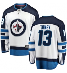 Youth Winnipeg Jets #13 Brandon Tanev Fanatics Branded White Away Breakaway NHL Jersey