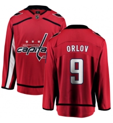 Youth Washington Capitals #9 Dmitry Orlov Fanatics Branded Red Home Breakaway NHL Jersey