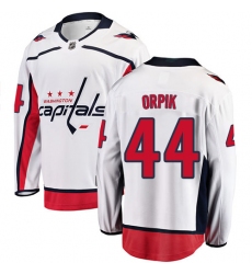 Youth Washington Capitals #44 Brooks Orpik Fanatics Branded White Away Breakaway NHL Jersey