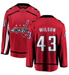 Youth Washington Capitals #43 Tom Wilson Fanatics Branded Red Home Breakaway NHL Jersey