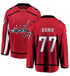 Youth Washington Capitals #77 T.J. Oshie Fanatics Branded Red Home Breakaway NHL Jersey