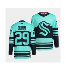 Men's Seattle Kraken #29 Vince Dunn Ice Blue 2022-23 Reverse Retro Stitched Jersey