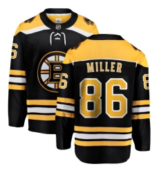 Youth Boston Bruins #86 Kevan Miller Authentic Black Home Fanatics Branded Breakaway NHL Jersey
