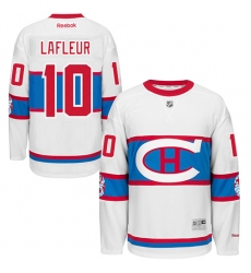 Youth Reebok Montreal Canadiens #10 Guy Lafleur Premier White 2016 Winter Classic NHL Jersey