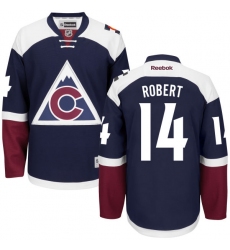 Women's Reebok Colorado Avalanche #14 Rene Robert Premier Blue Third NHL Jersey