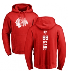 NHL Adidas Chicago Blackhawks #88 Patrick Kane Red One Color Backer Pullover Hoodie