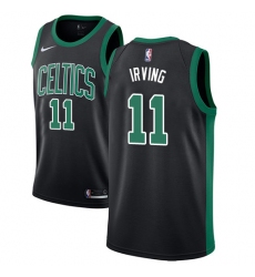 Women's Adidas Boston Celtics #11 Kyrie Irving Swingman Black NBA Jersey - Statement Edition