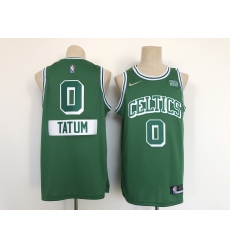 Men's Boston Celtics #0 Jayson Tatum Nike Green 2021-22 Swingman City Jersey