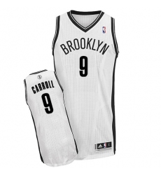 Women's Adidas Brooklyn Nets #9 DeMarre Carroll Authentic White Home NBA Jersey