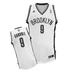 Women's Adidas Brooklyn Nets #9 DeMarre Carroll Swingman White Home NBA Jersey