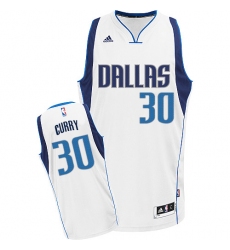 Men's Adidas Dallas Mavericks #30 Seth Curry Swingman White Home NBA Jersey