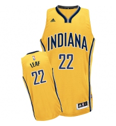 Youth Adidas Indiana Pacers #22 T. J. Leaf Swingman Gold Alternate NBA Jersey