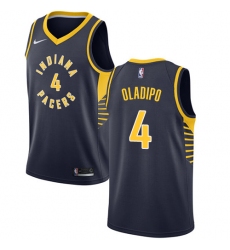 Youth Nike Indiana Pacers #4 Victor Oladipo Swingman Navy Blue Road NBA Jersey - Icon Edition