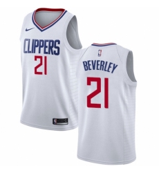 Women's Nike Los Angeles Clippers #21 Patrick Beverley Swingman White NBA Jersey - Association Edition