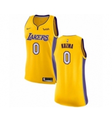 Women's Los Angeles Lakers #0 Kyle Kuzma Authentic Gold Home Basketball Jersey - Icon Edition