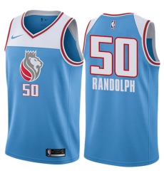 Men's Nike Sacramento Kings #50 Zach Randolph Authentic Blue NBA Jersey - City Edition