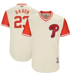 Men's Majestic Philadelphia Phillies #23 Aaron Altherr 