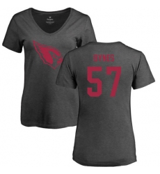 NFL Women's Nike Arizona Cardinals #57 Josh Bynes Ash One Color T-Shirt
