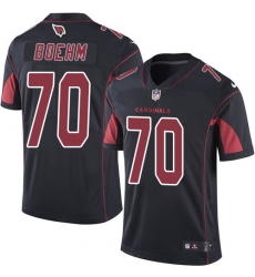 Youth Nike Arizona Cardinals #70 Evan Boehm Limited Black Rush Vapor Untouchable NFL Jersey