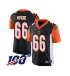 Men's Cincinnati Bengals #66 Trey Hopkins Black Team Color Vapor Untouchable Limited Player 100th Season Football Jersey