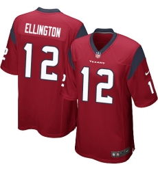 Men's Nike Houston Texans #12 Bruce Ellington Game Red Alternate NFL Jersey