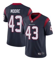 Men's Nike Houston Texans #43 Corey Moore Navy Blue Team Color Vapor Untouchable Limited Player NFL Jersey