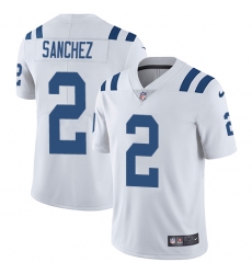 Youth Nike Indianapolis Colts #2 Rigoberto Sanchez White Vapor Untouchable Elite Player NFL Jersey