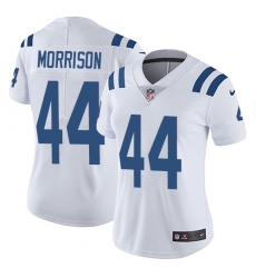 Women's Nike Indianapolis Colts #44 Antonio Morrison White Vapor Untouchable Elite Player NFL Jersey
