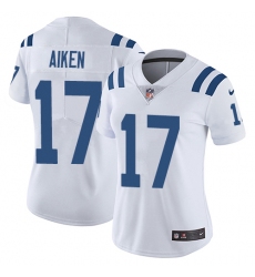 Women's Nike Indianapolis Colts #17 Kamar Aiken White Vapor Untouchable Elite Player NFL Jersey