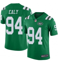 Youth Nike New York Jets #94 Kony Ealy Limited Green Rush Vapor Untouchable NFL Jersey