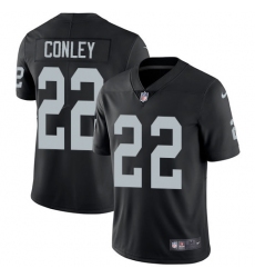 Men's Nike Oakland Raiders #22 Gareon Conley Black Team Color Vapor Untouchable Limited Player NFL Jersey