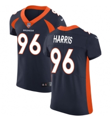 Men's Nike Denver Broncos #96 Shelby Harris Navy Blue Alternate Vapor Untouchable Elite Player NFL Jersey
