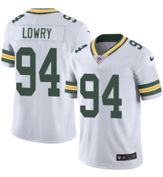 Youth Nike Green Bay Packers #94 Dean Lowry White Vapor Untouchable Limited Player NFL Jersey