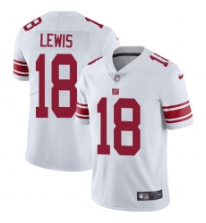 Youth Nike New York Giants #18 Roger Lewis White Vapor Untouchable Elite Player NFL Jersey