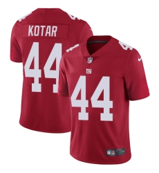 Men's Nike New York Giants #44 Doug Kotar Red Alternate Vapor Untouchable Limited Player NFL Jersey