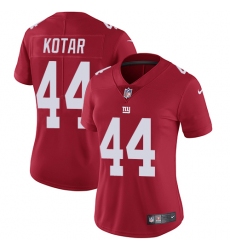 Women's Nike New York Giants #44 Doug Kotar Red Alternate Vapor Untouchable Elite Player NFL Jersey