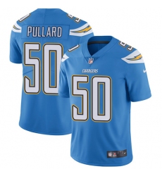 Youth Nike Los Angeles Chargers #50 Hayes Pullard Electric Blue Alternate Vapor Untouchable Limited Player NFL Jersey
