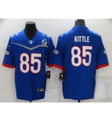 Men's San Francisco 49ers #85 George Kittle Nike Royal 2022 NFC Pro Bowl Limited Player Jersey