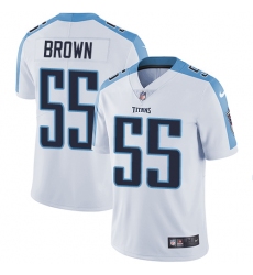 Youth Nike Tennessee Titans #55 Jayon Brown White Vapor Untouchable Elite Player NFL Jersey