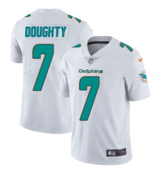 Youth Nike Miami Dolphins #7 Brandon Doughty White Vapor Untouchable Elite Player NFL Jersey