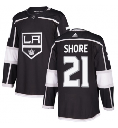 Men's Adidas Los Angeles Kings #21 Nick Shore Authentic Black Home NHL Jersey