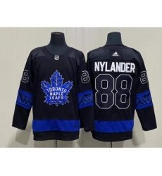 Men's Toronto Maple Leafs #88 William Nylander Black X Drew House Inside Out Stitched Jersey