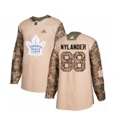 Youth Toronto Maple Leafs #88 William Nylander Authentic Camo Veterans Day Practice Hockey Jersey